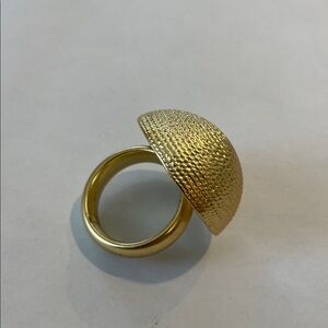 Gold Tone Dome Statement Ring - Women Jewelry